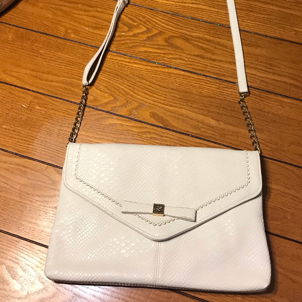 Jessica Simpson snake skin crossbody bag
